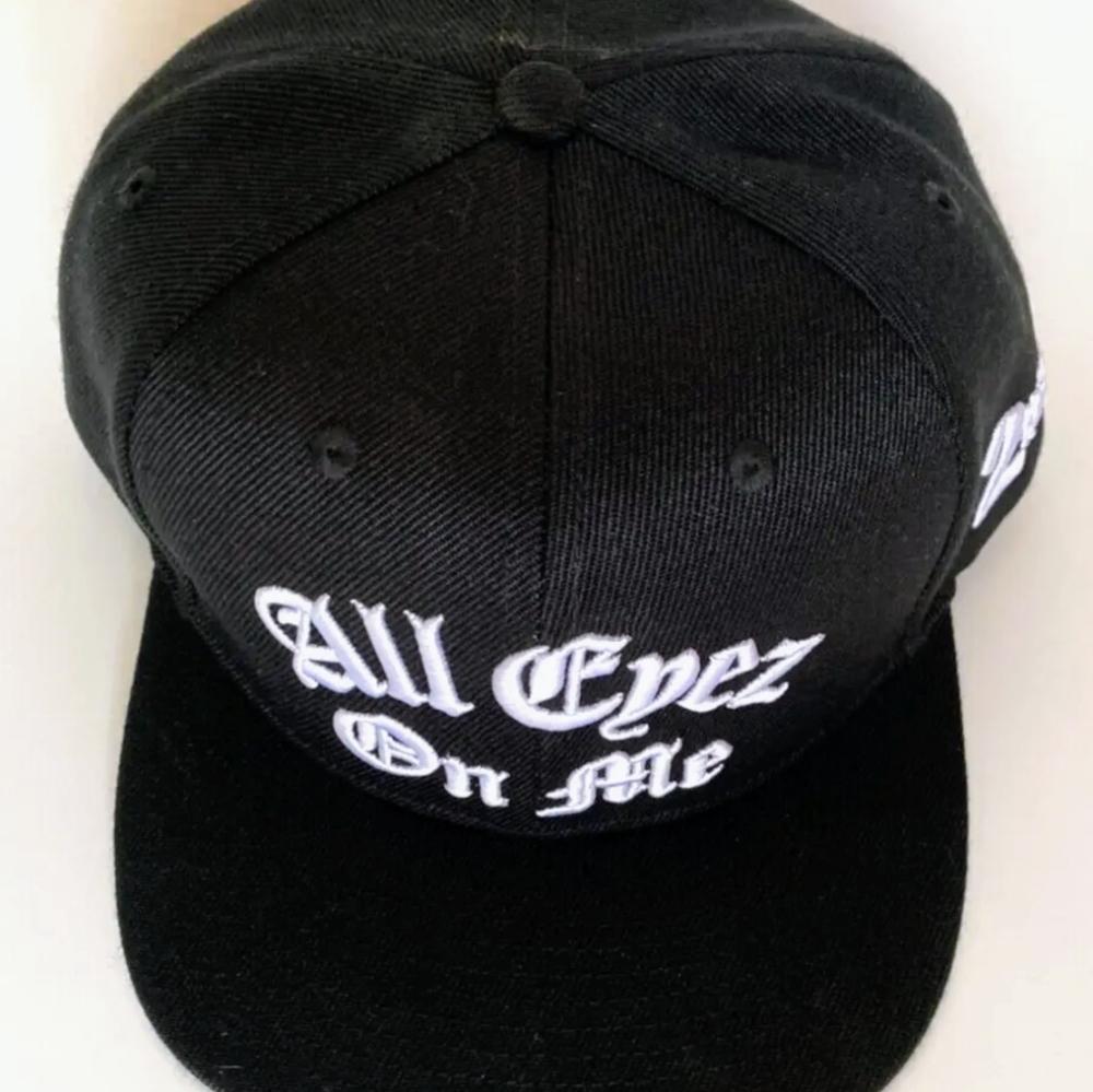Vintage Death Row Records hat NWA 2pac Dr Dre Cap Embroidered Flat Black Hiphop
